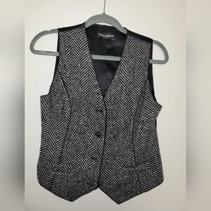 Dolce & Gabbana Silk & Wool Vest Size 44 Men's